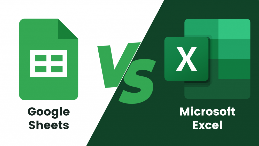 Comparaison Microsoft Excel vs Google Sheets