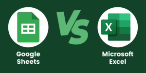 Comparaison Microsoft Excel vs Google Sheets